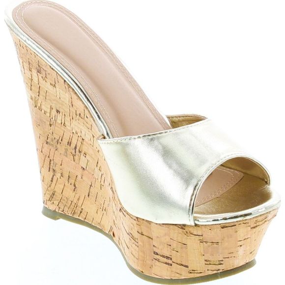 Fashion Focus Ardo-42 Gold Womens sandals 10 NEW - Picture 7 of 8